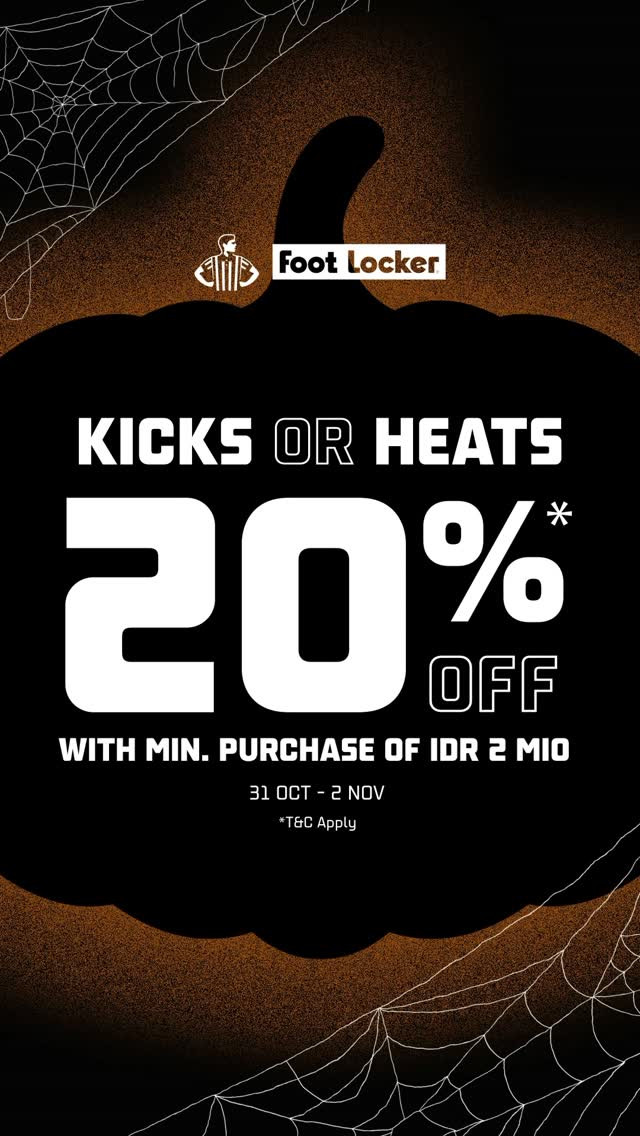 Promo Foot Locker Kicks or Heat Diskon 20% Untuk Pembelian Minimal Rp 2.000.000 - Image 2