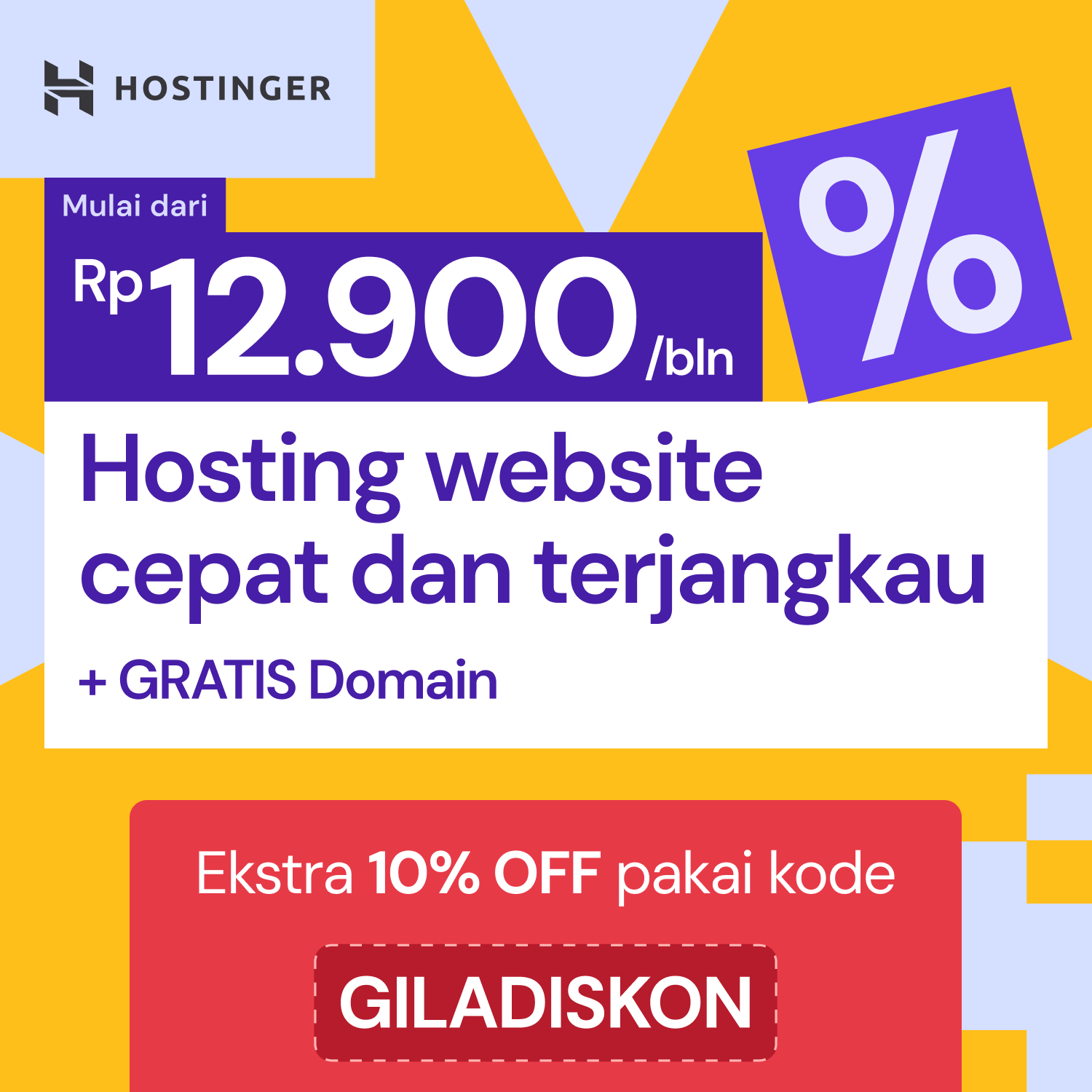 🖥️ Hosting Website (Rp12.900/bln) - Image 1