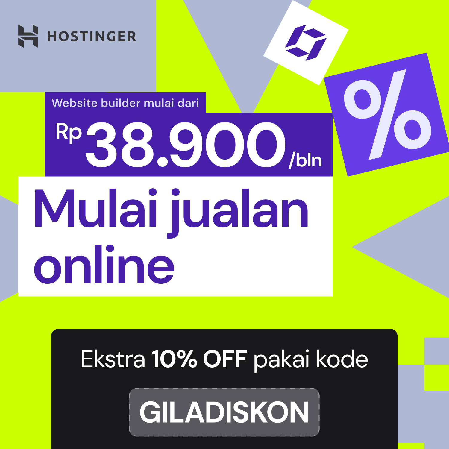 🛒 Website Builder (Rp38.900/bln) - Image 1