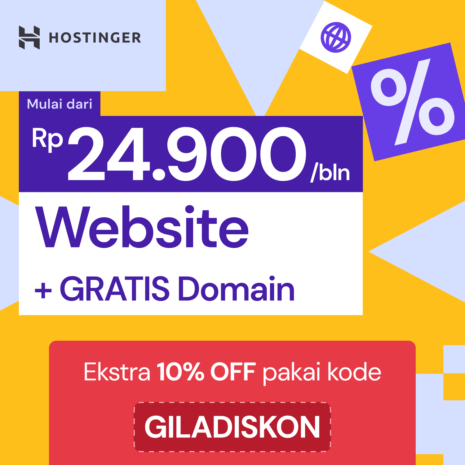 🌐 Website + Gratis Domain (Rp24.900/bln) - Image 1