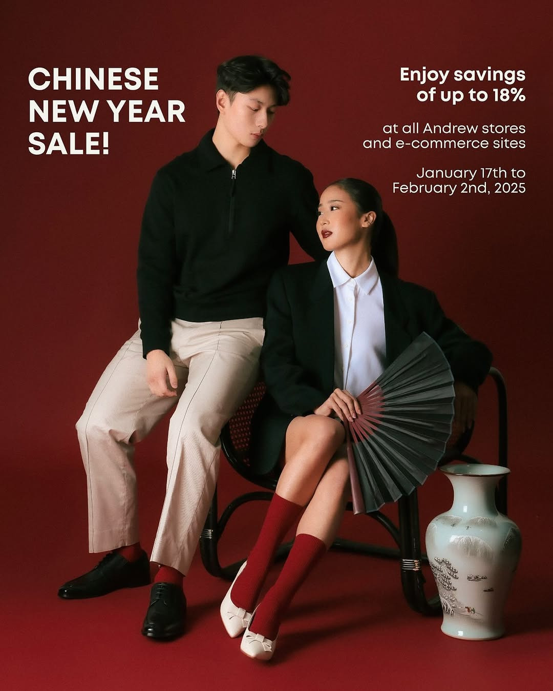 Promo Andrew Shoes Chinese New Year Diskon s/d 18% - Image 1