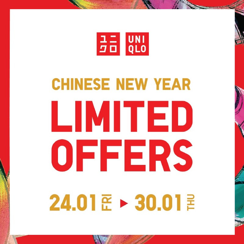 Promo Uniqlo Chinese New Year Limited Offer 24 - 30 Januari 2025