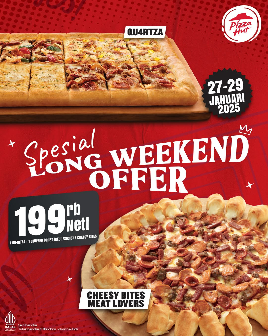 Promo Pizza Hut Long Weekend Offer - Image 1