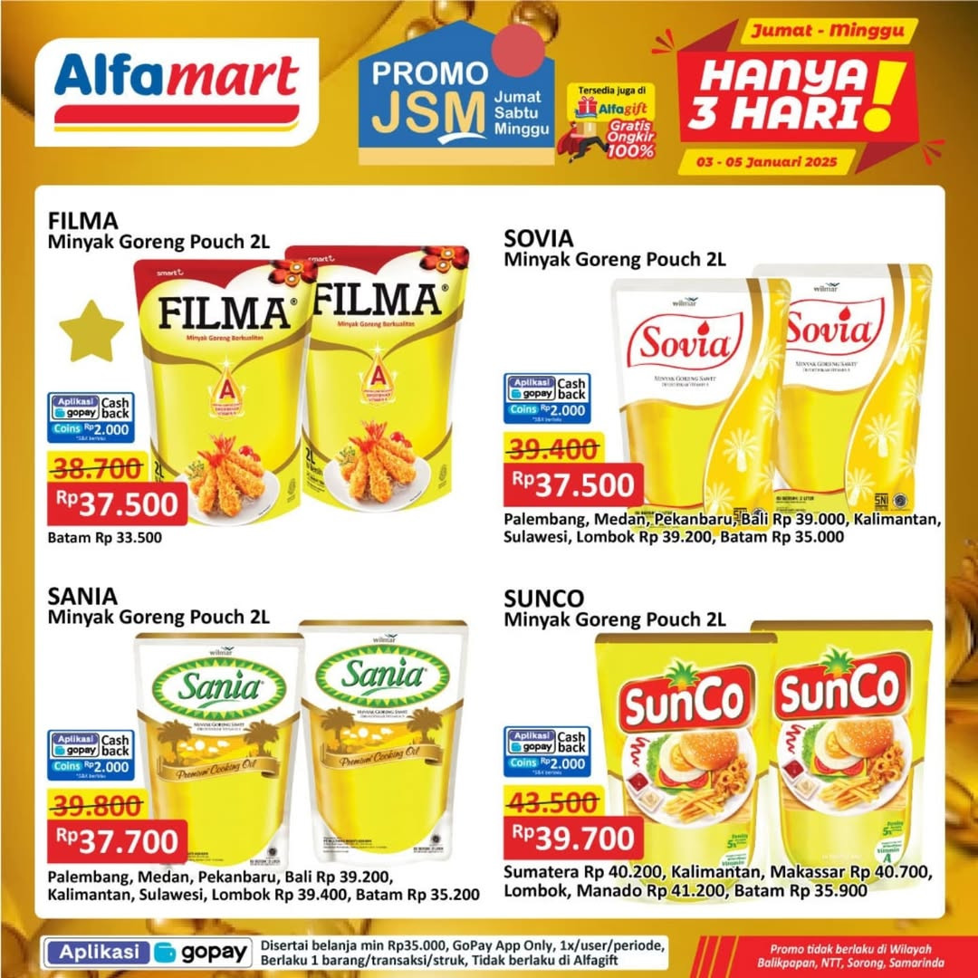 Promo Alfamart JSM Weekend Periode 3 - 5 Januari 2025 - Image 1