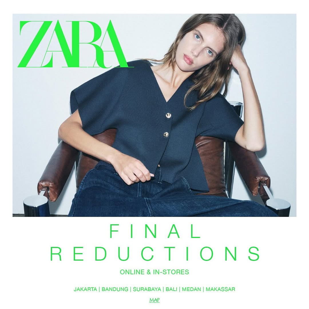 Promo Zara Final Reduction Sale s/d 70% Off - Image 1