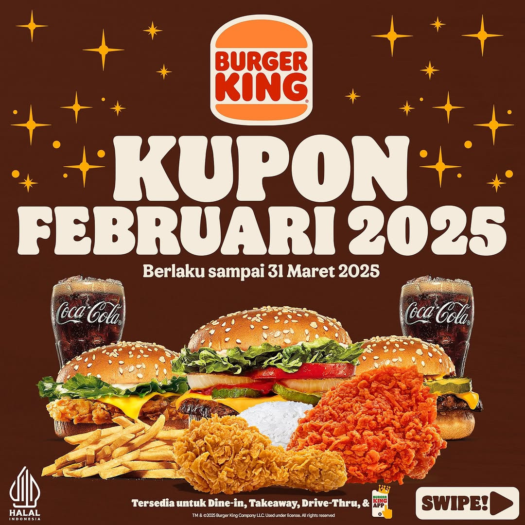 Kupon Promo Burger King Februari 2025 - Image 1