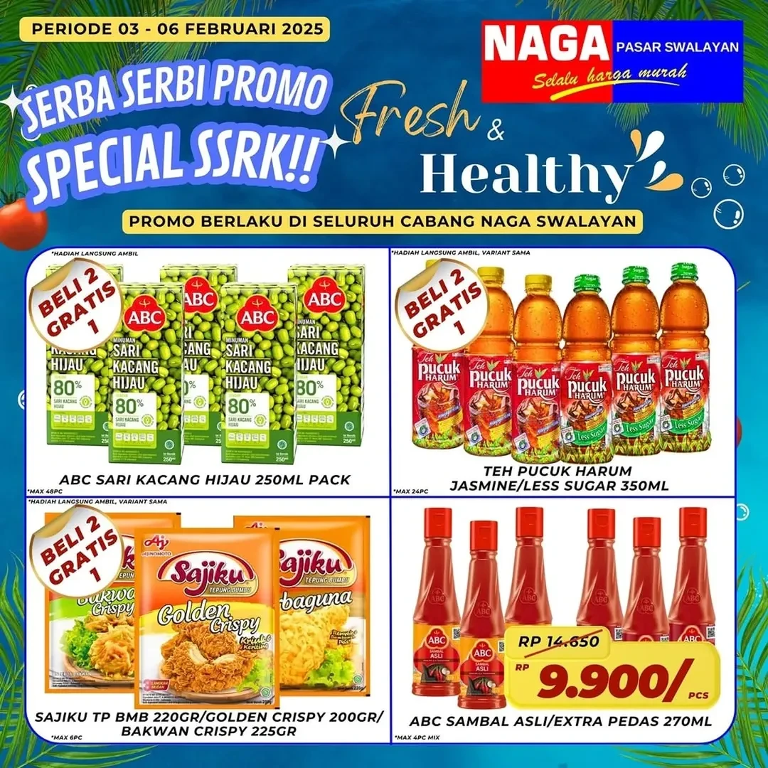 Promo Naga Swalayan SSRK Periode 3 - 6 Februari 2025