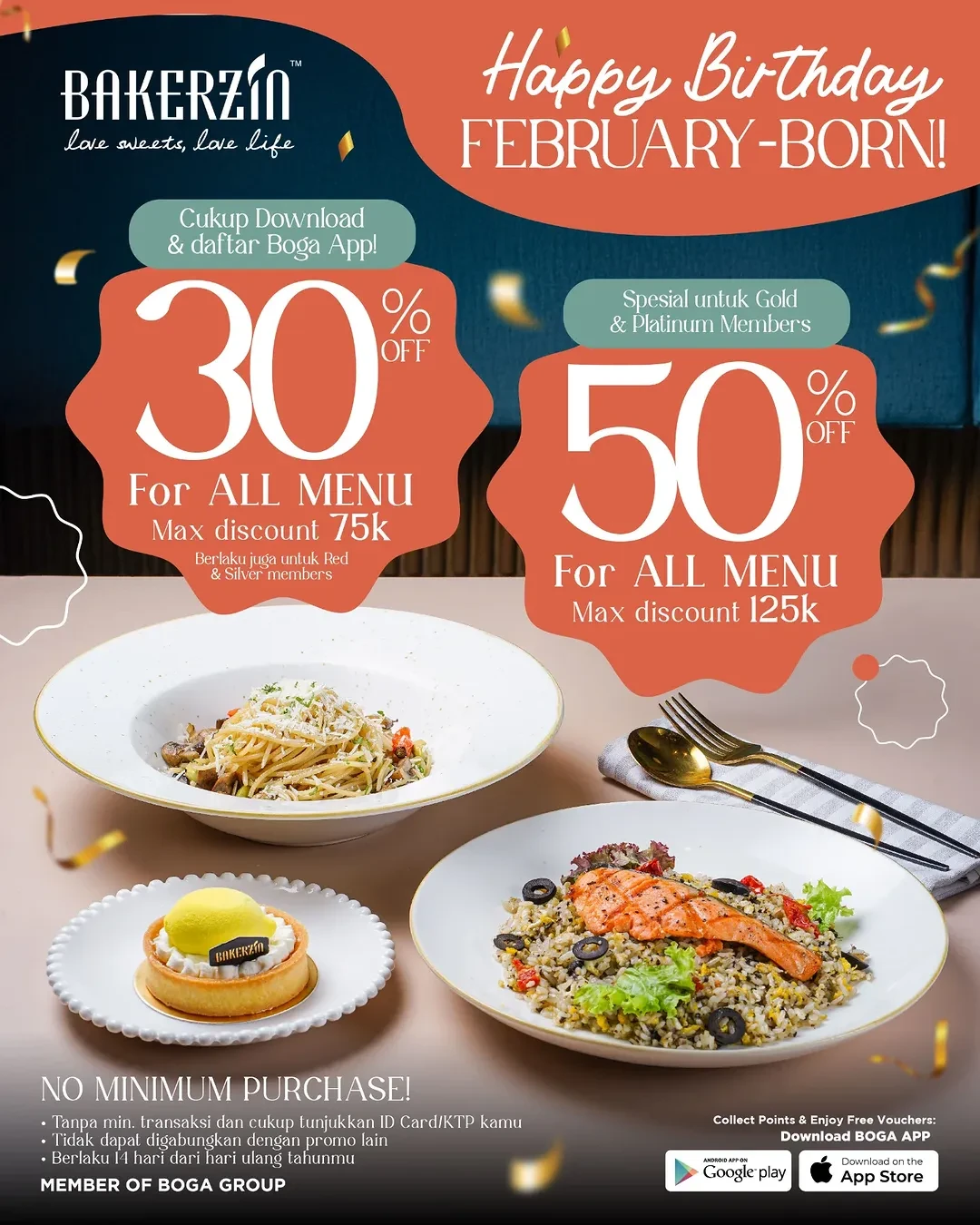 Promo Bakerzin Diskon s/d 50% dengan Boga App - Image 1