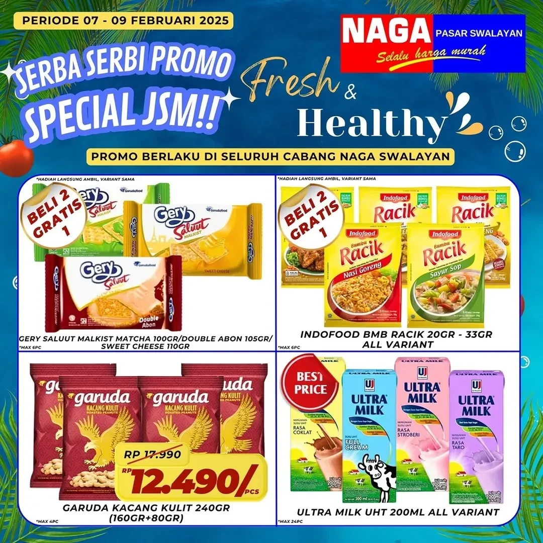 Promo Naga Swalayan JSM Periode 7 - 9 Februari 2025