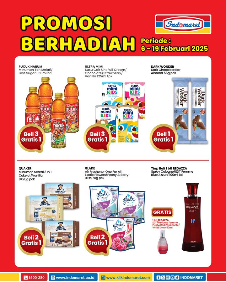 Promo Indomaret Promosi Berhadiah 6 - 19 Februari 2025 - Image 1