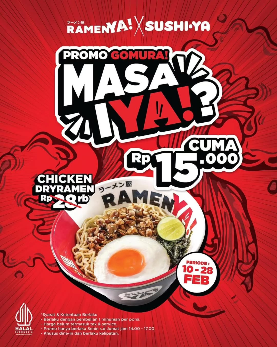 Promo Ramen Ya! Chicken Dry Ramen Hanya Rp 15.000 - Image 2