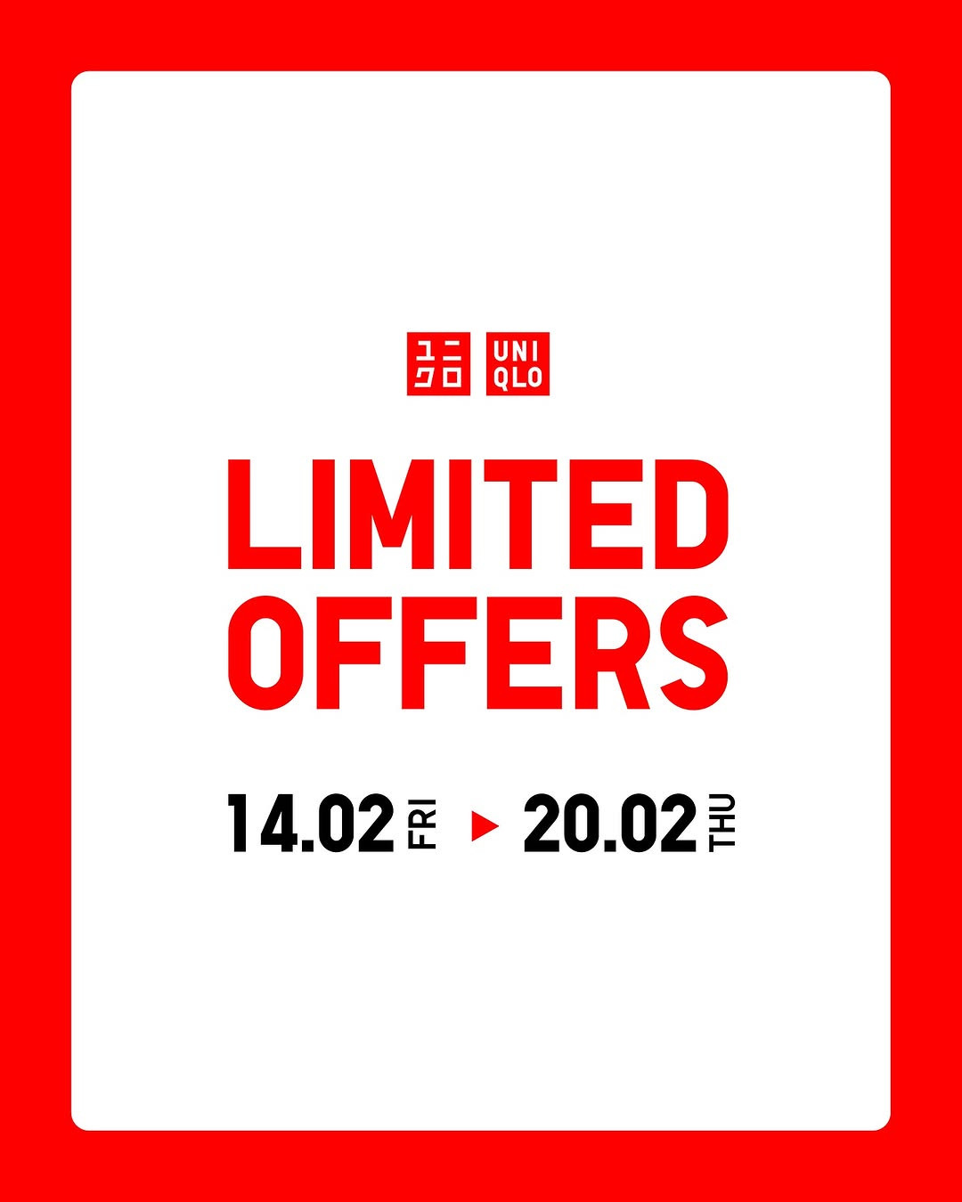 Promo Uniqlo Limited Offers Periode 14 - 20 Februari 2025 - Image 2