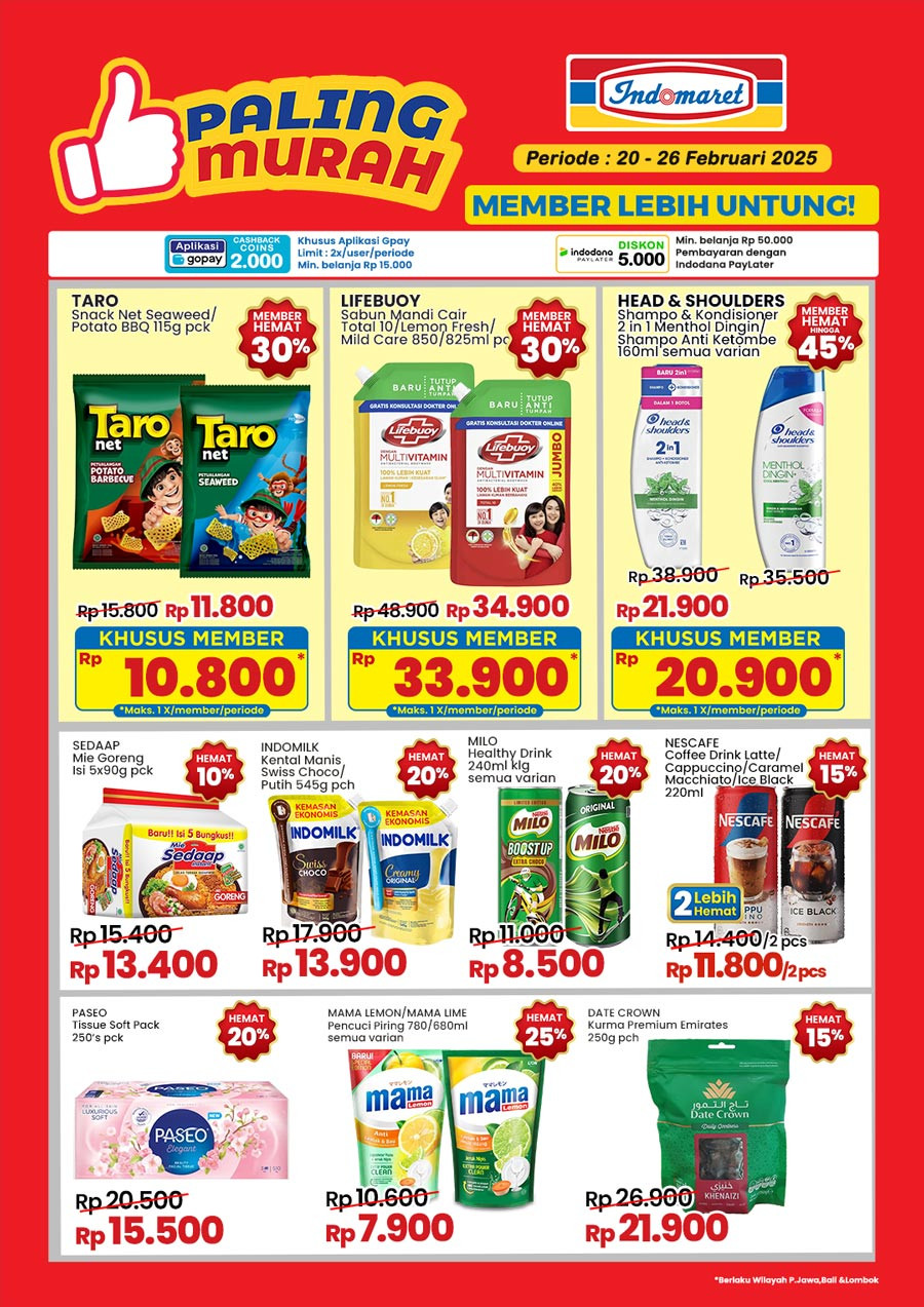 Promo Indomaret Paling Murah 20 - 26 Februari 2025 - Image 1