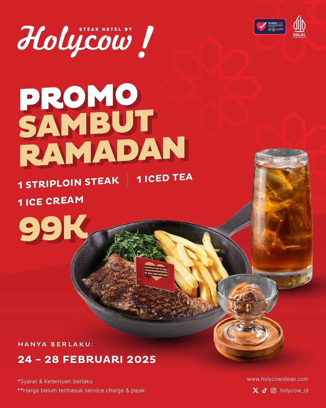 Promo Holycow Sambut Ramadan Rp 99K