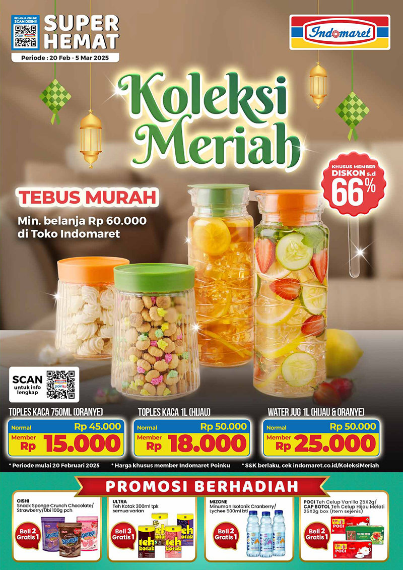 Promo Indomaret Super Hemat Periode 20 Februari - 5 Maret 2024 - Image 1