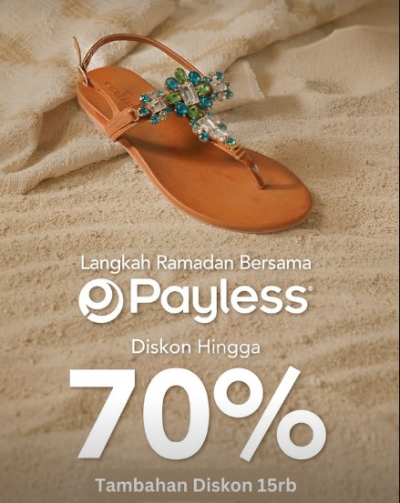 Promo Payless Diskon s/d 70% + Rp 15.000 - Image 2