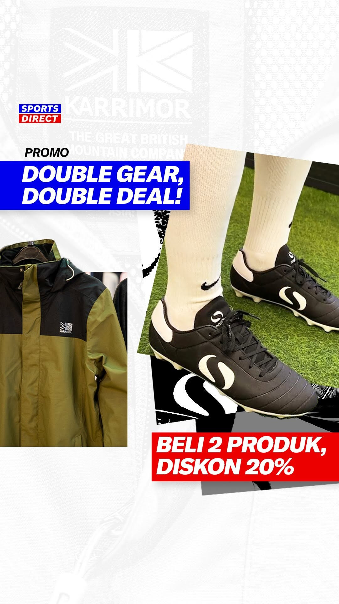 Promo Sport Direct Double Gear Double Deal Beli 2 Diskon 20% - Image 2