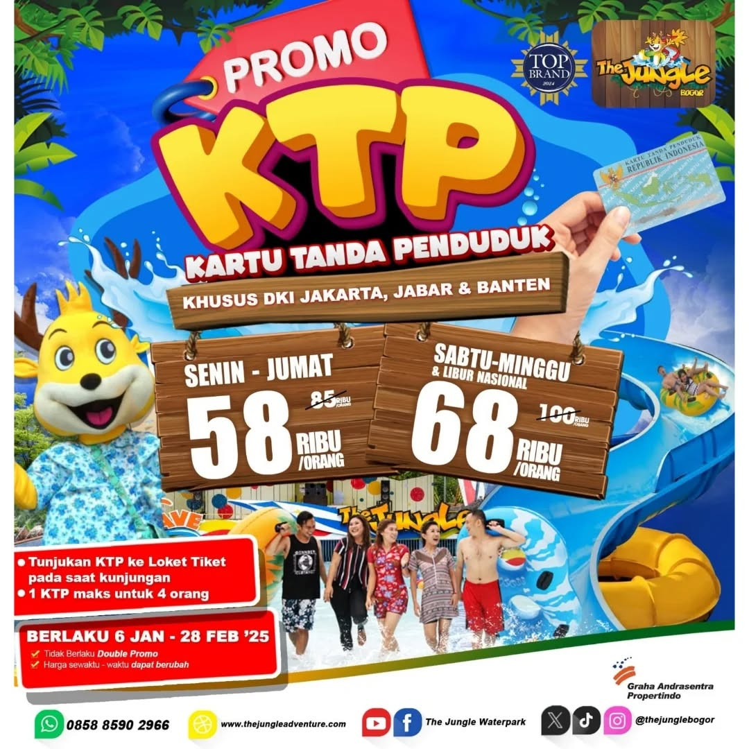 Promo The Jungle KTP dan Liburan Seru - Image 1