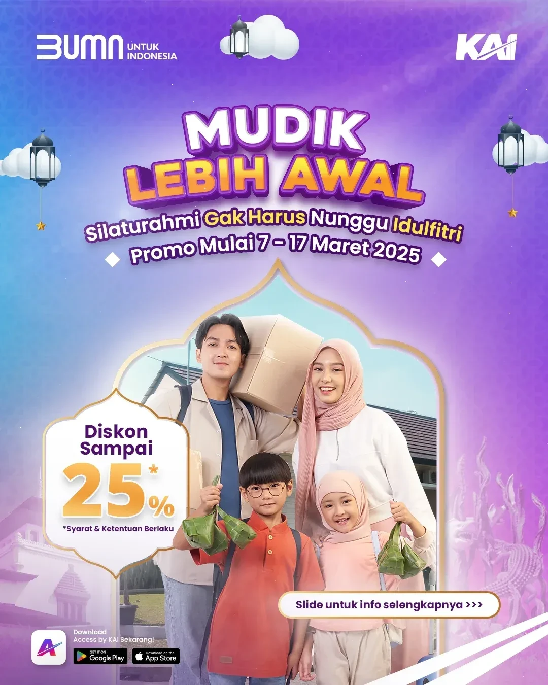 Promo PT KAI Mudik Lebih Awal Diskon s/d 25% - Image 2
