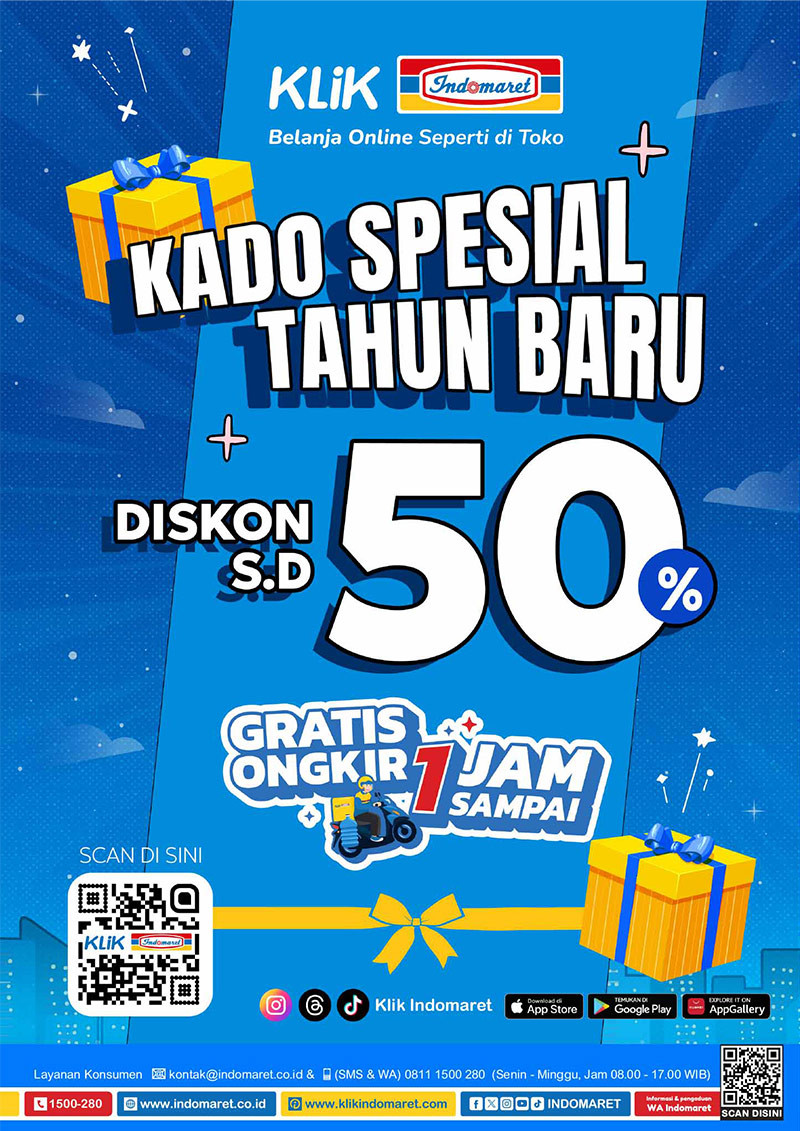 Promo Indomaret Super Hemat 26 Desember 2024 - 8 Januari 2025 - Image 1