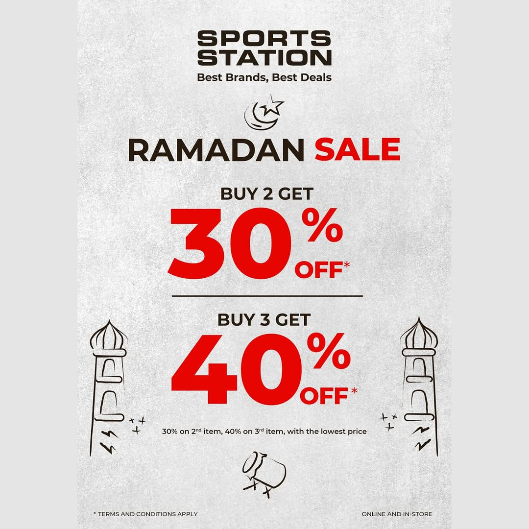 Promo Sports Station Ramadan Sale Diskon s/d 40% - Image 1