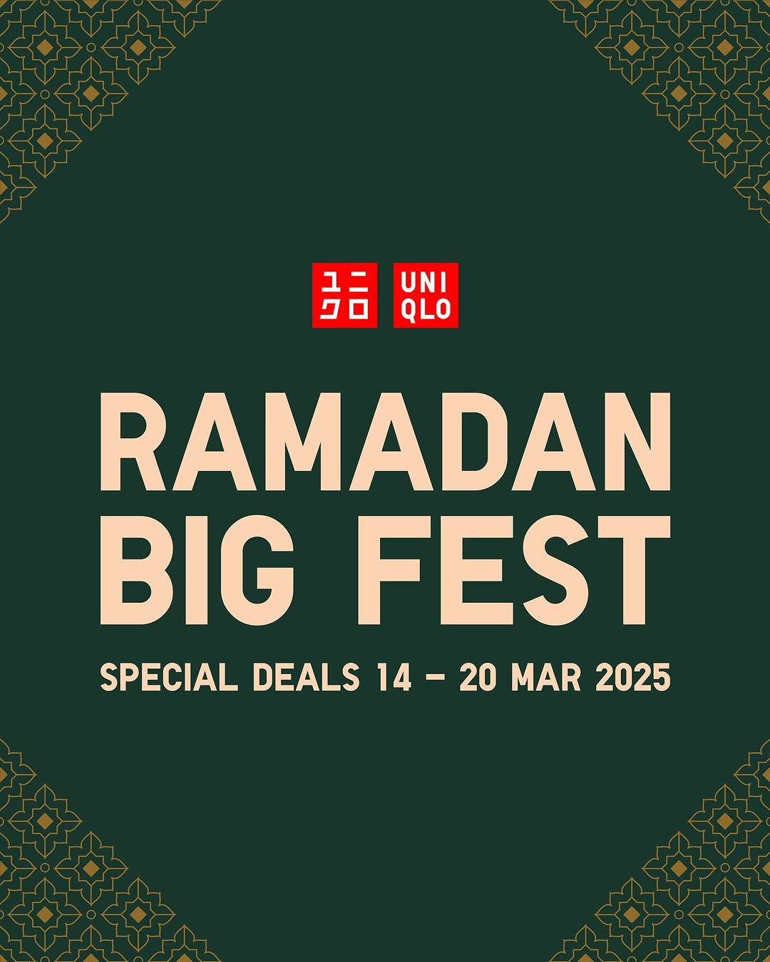 Promo Uniqlo Ramadan Big Fest 14 - 20 Maret 2025