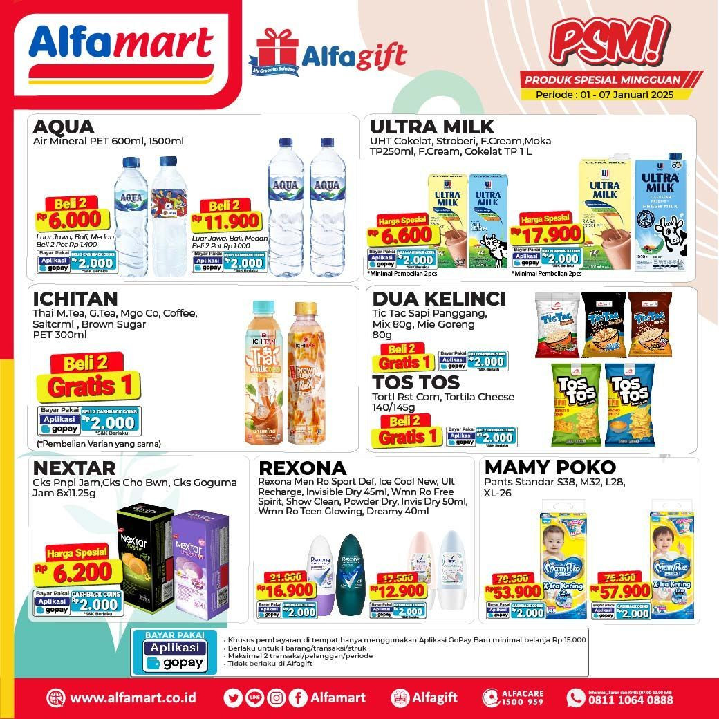 Promo Alfamart PSM Periode 1 - 7 Januari 2025 - Image 1
