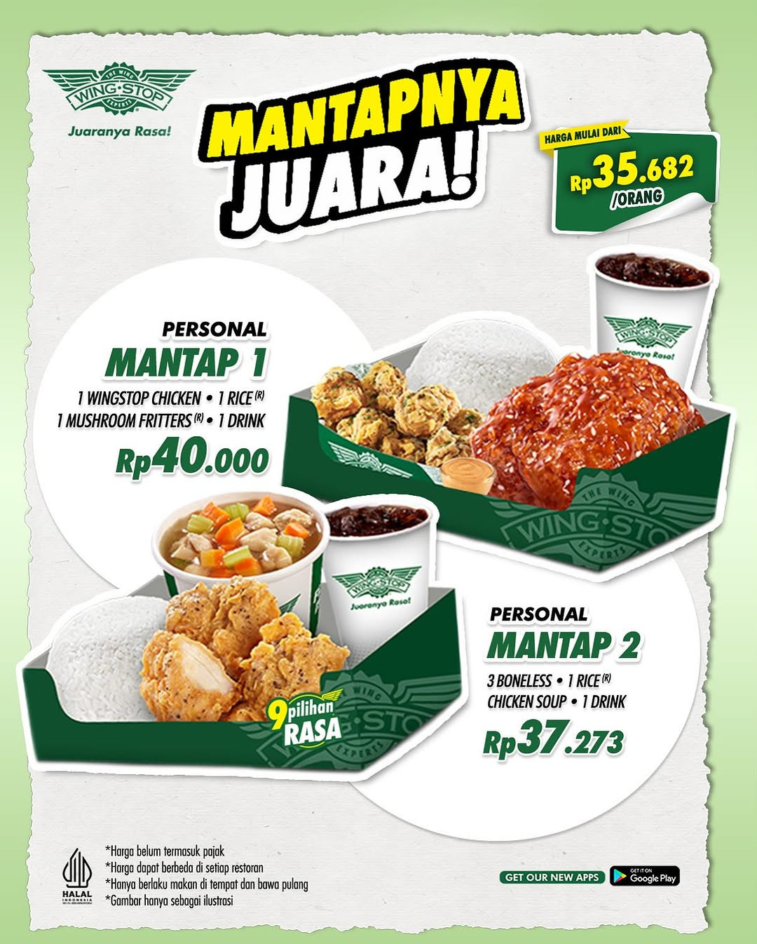 Promo Wingstop Mantapnya Juara Mulai Dari Rp 37 Ribuan - Image 1