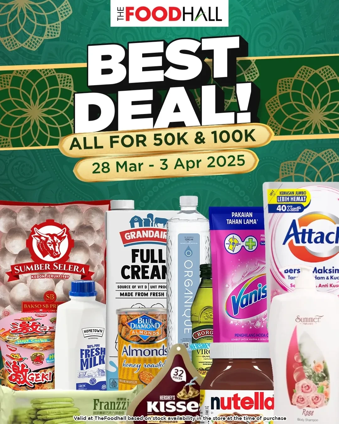 Promo Foodhall Best Deals Hanya Rp 50.000 dan Rp 100.000 Periode 28 Maret - 3 April 2025 - Image 2