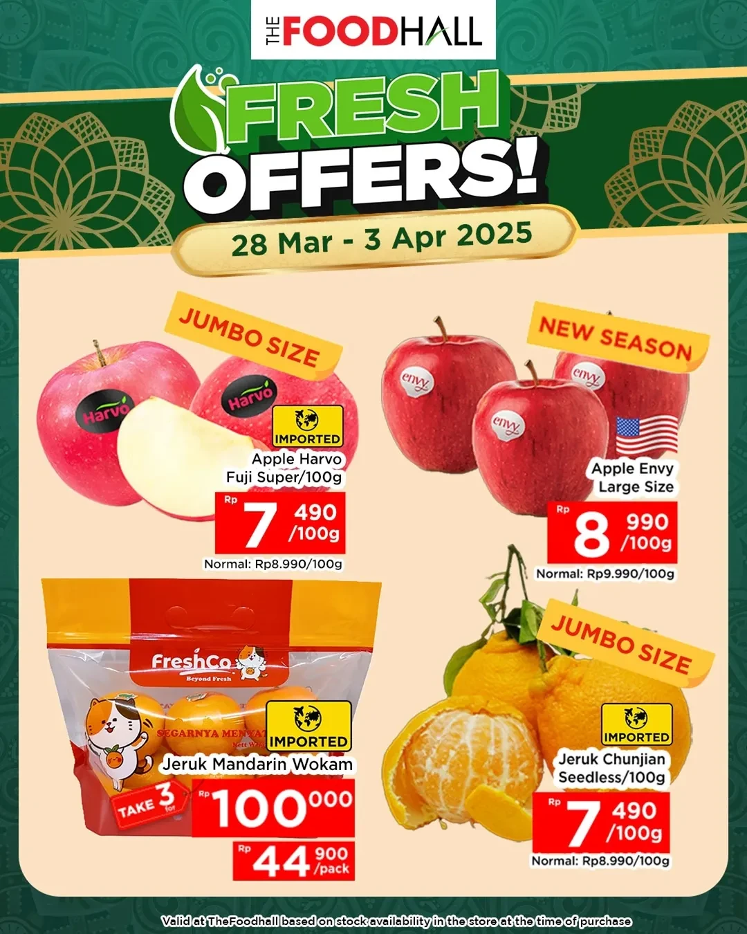 Promo The Foodhall Fresh Deals 28 Maret - 3 April 2025 - Image 9