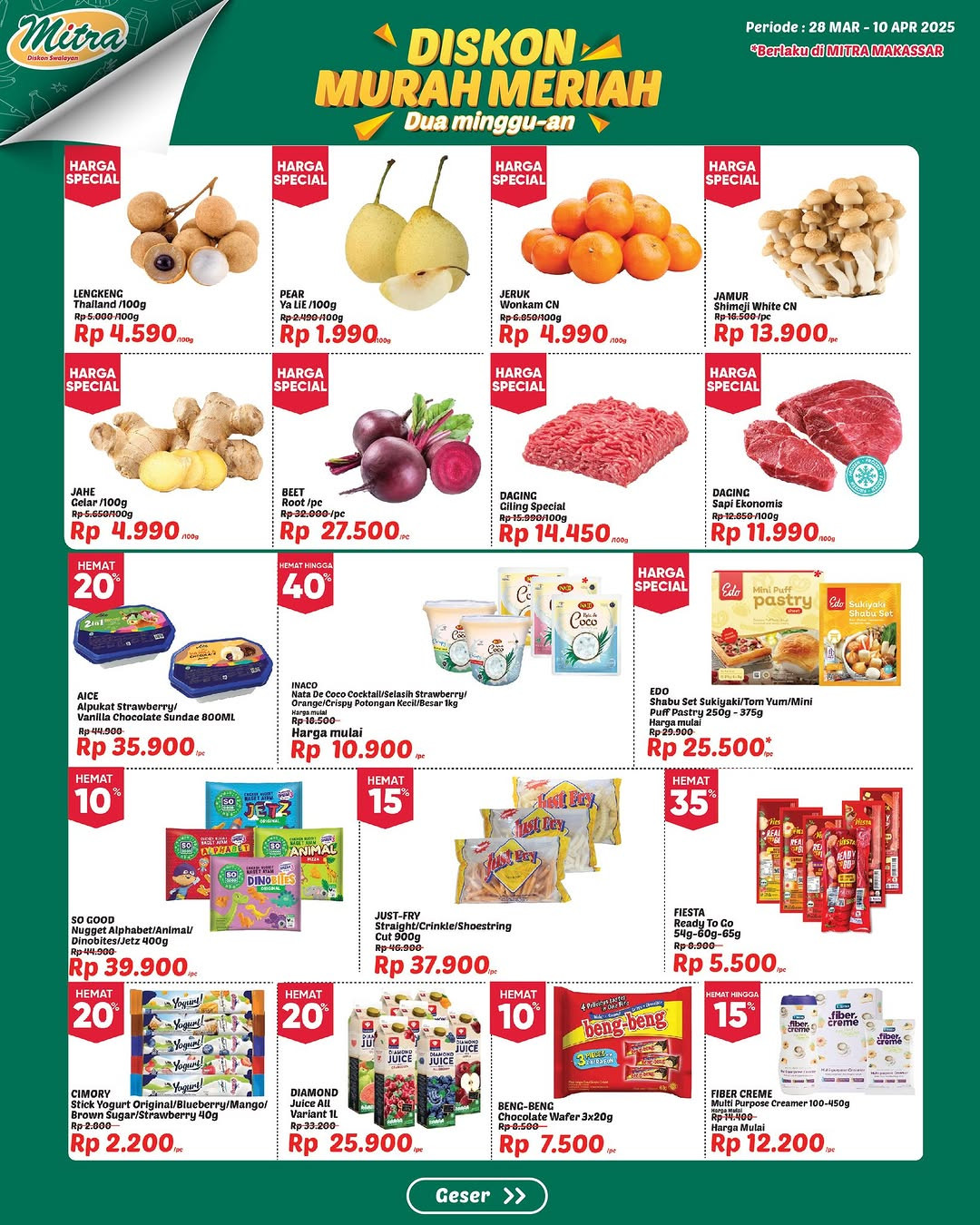 Promo Mitra Diskon Swalayan Diskon Murah Meriah 28 Maret - 10 April 2025 - Image 4