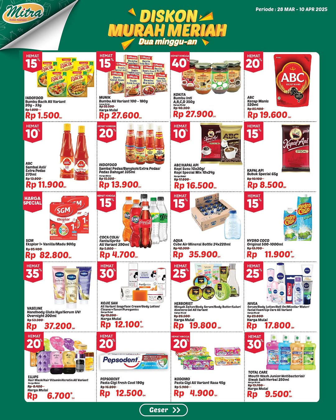 Promo Mitra Diskon Swalayan Diskon Murah Meriah 28 Maret - 10 April 2025 - Image 5