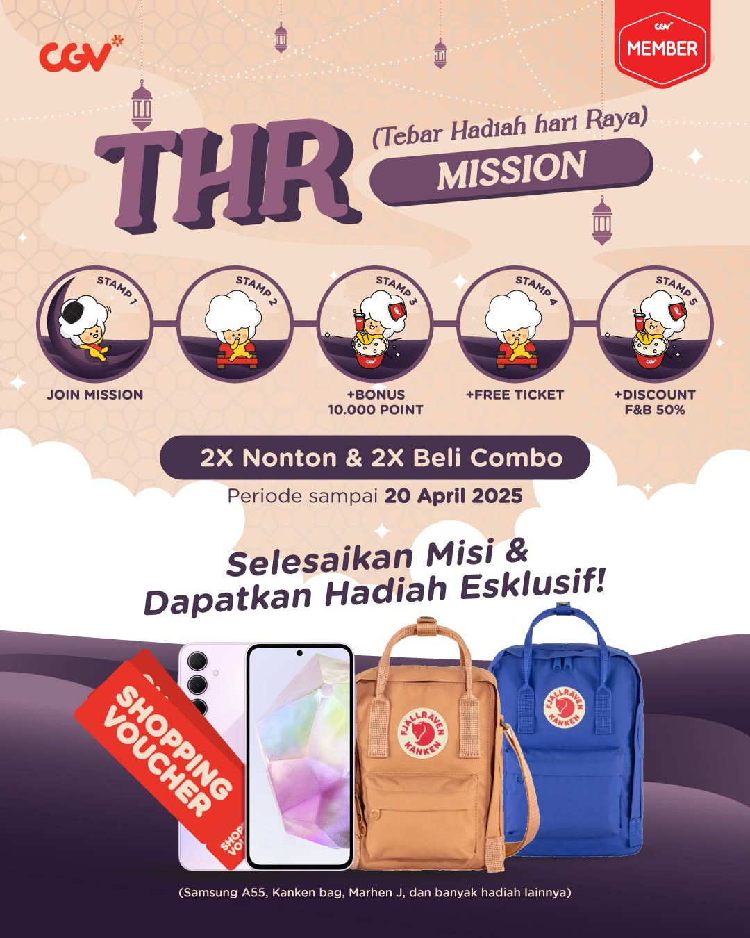 Promo CGV THR Berhadiah dengan Aplikasi CGV - Image 1
