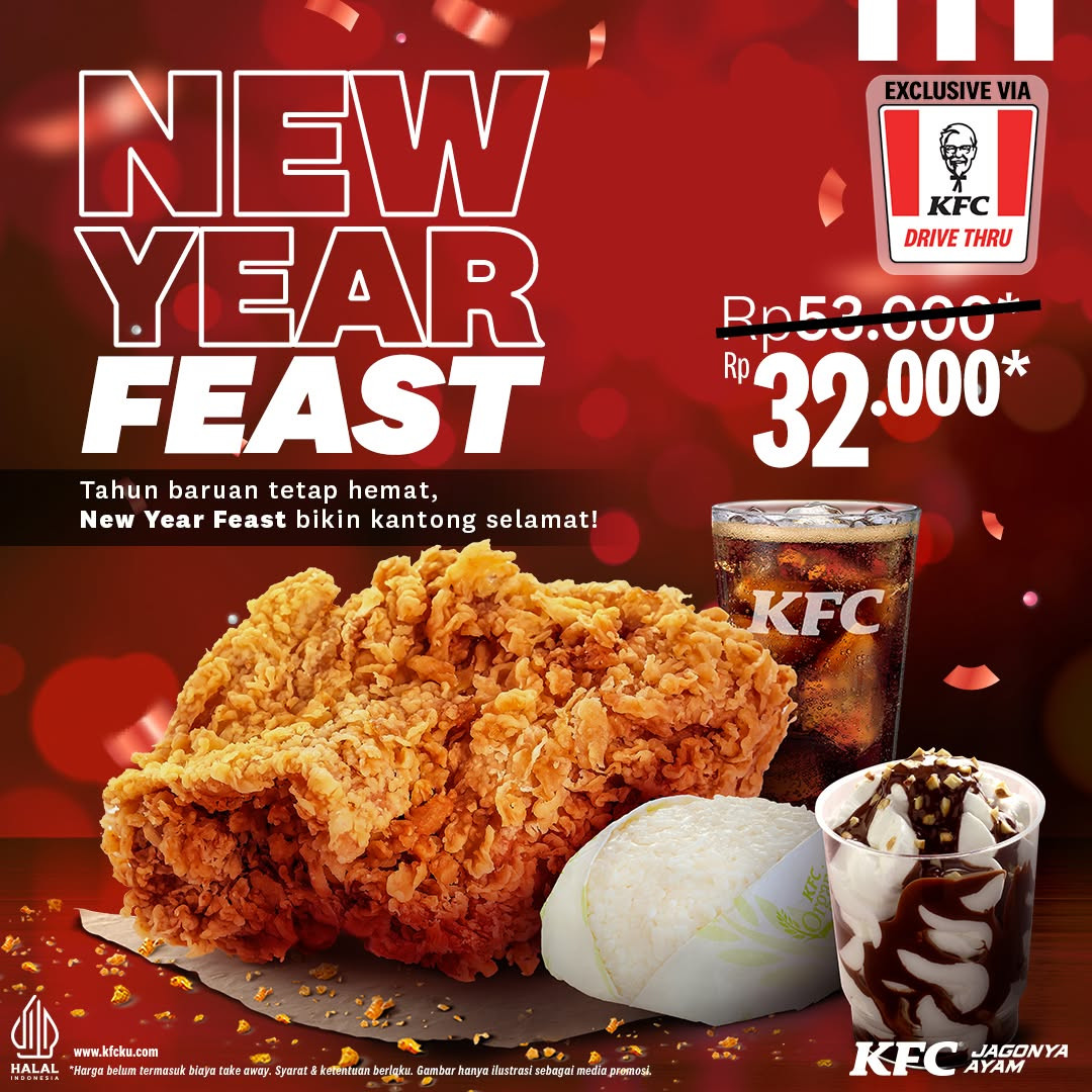 Promo KFC New Year Feast Rp 32.000 - Image 1