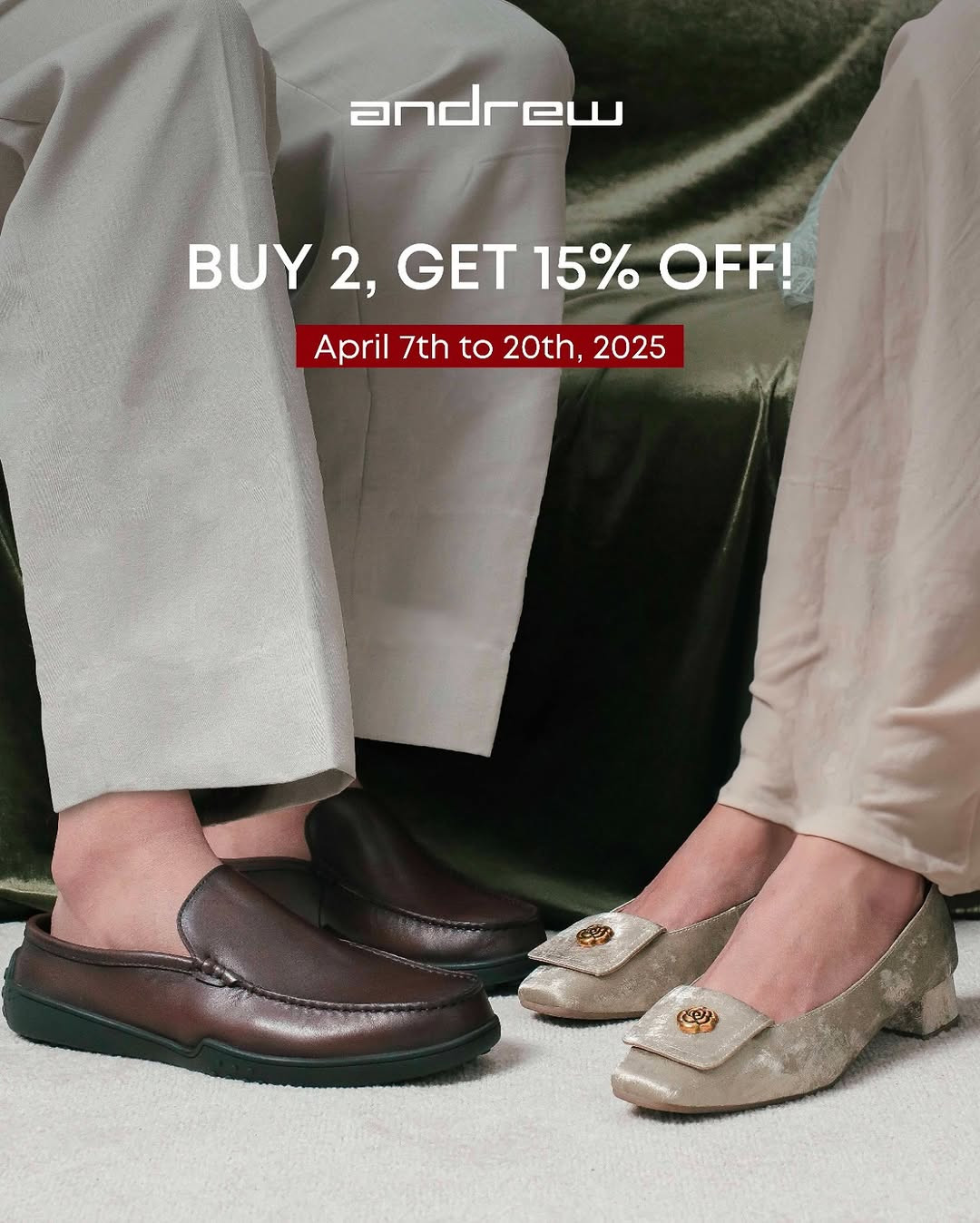 Promo Andrew Shoes Beli 2 Diskon 15% - Image 2