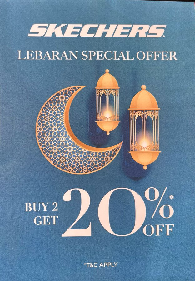 Promo Sketchers Lebaran Special Offer Beli 2 Diskon 20% - Image 2