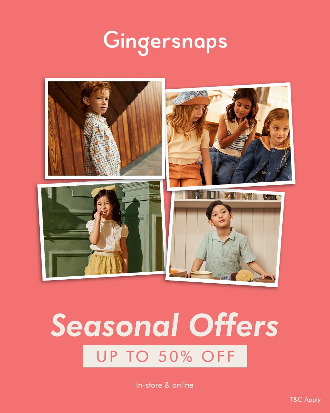 Promo Gingersnaps Seasonal Offer Diskon s/d 50% - Image 1