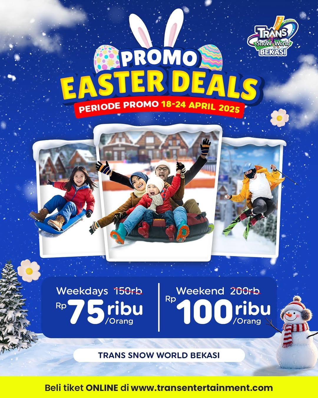 Promo Trans Snow Bekasi Easter Day Mulai Dari Rp 75.000 - Image 2