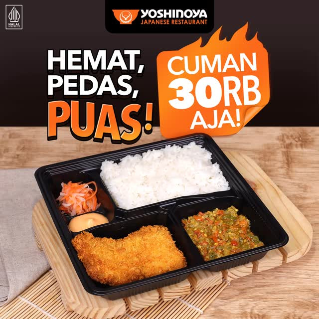 Promo Yoshinoya Hemat Pedas Puas Hanya Rp 30.000 - Image 1