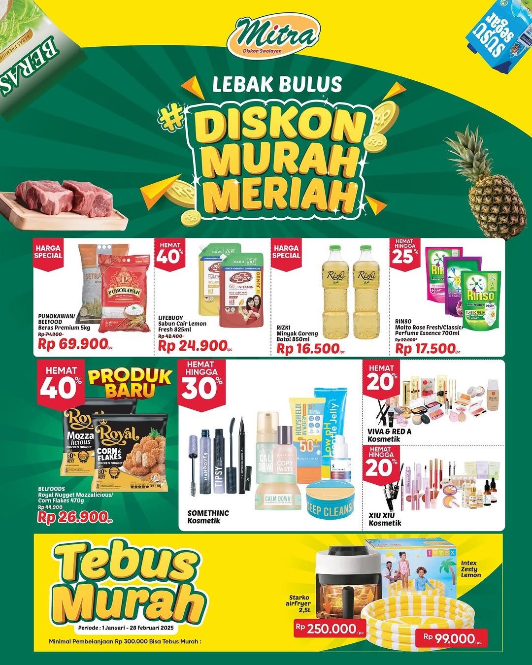 Promo Mitra Diskon Swalayan Diskon Murah Meriah 1 - 15 Januari 2025 - Image 1