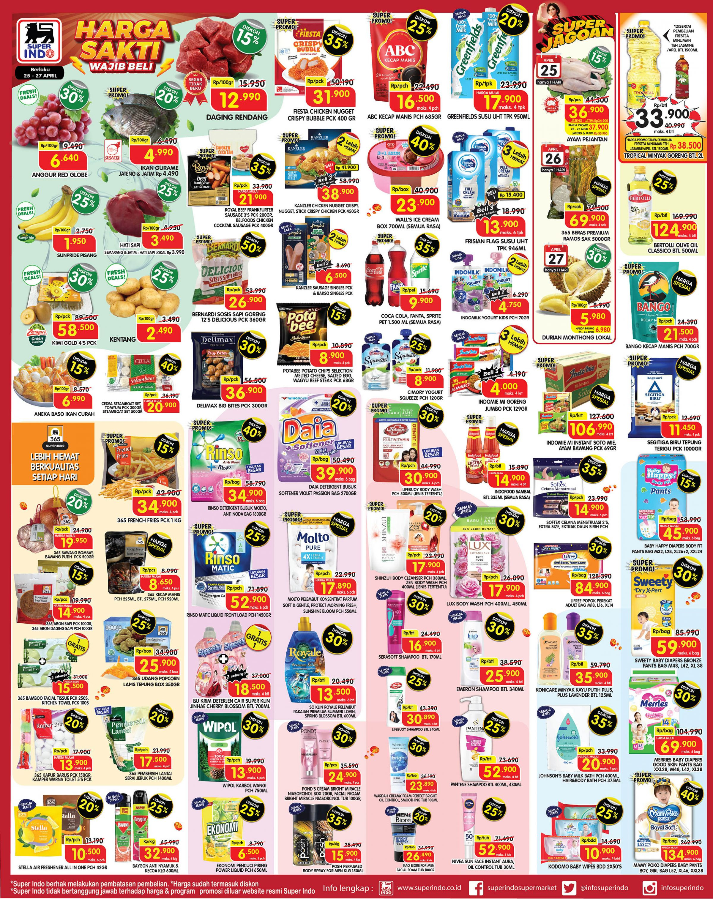 Promo Superindo JSM Periode 25 - 27 April 2025 - Image 1
