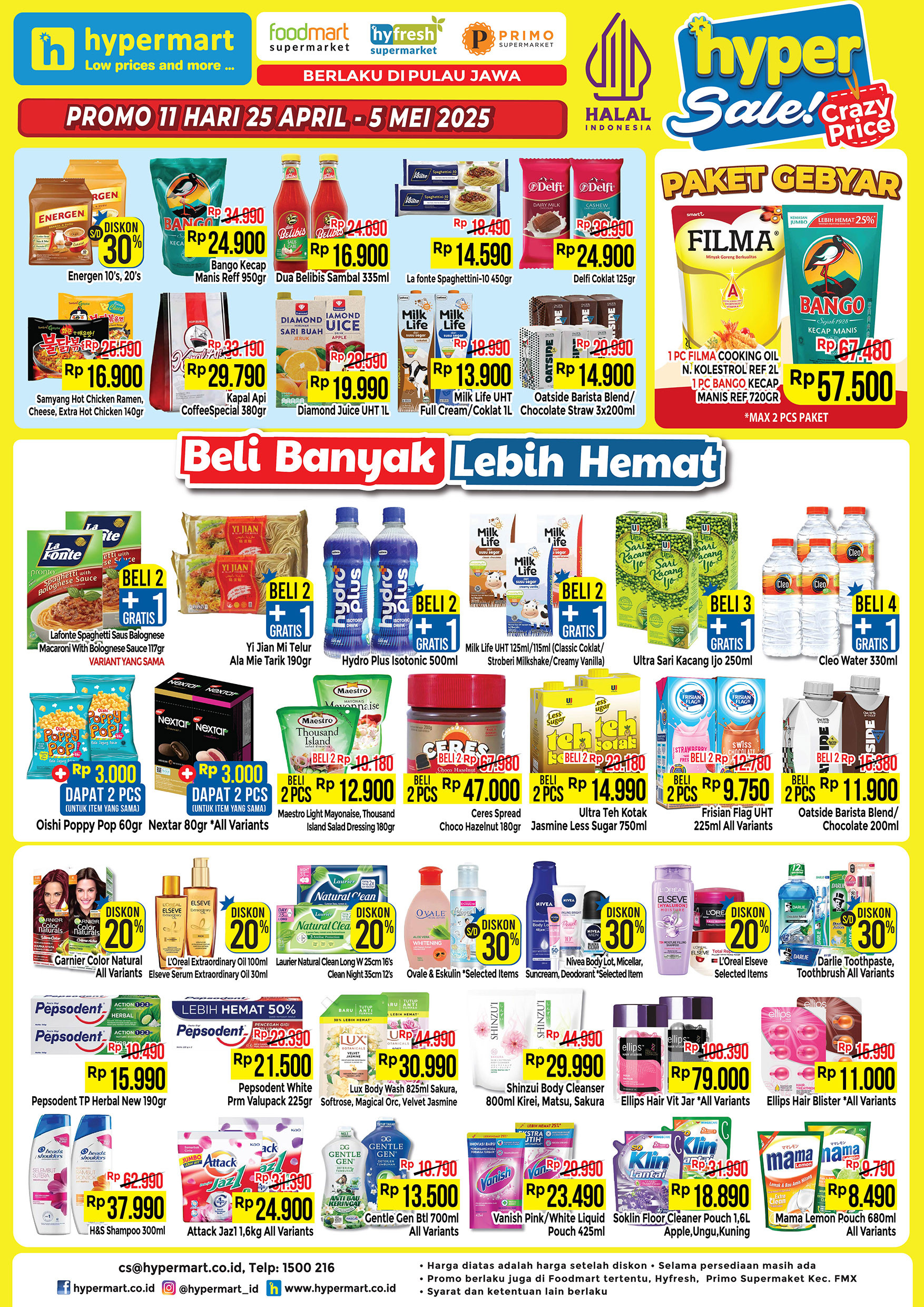 Promo Hypermart Hyper Sale Periode 25 April - 5 Mei 2025 - Image 1