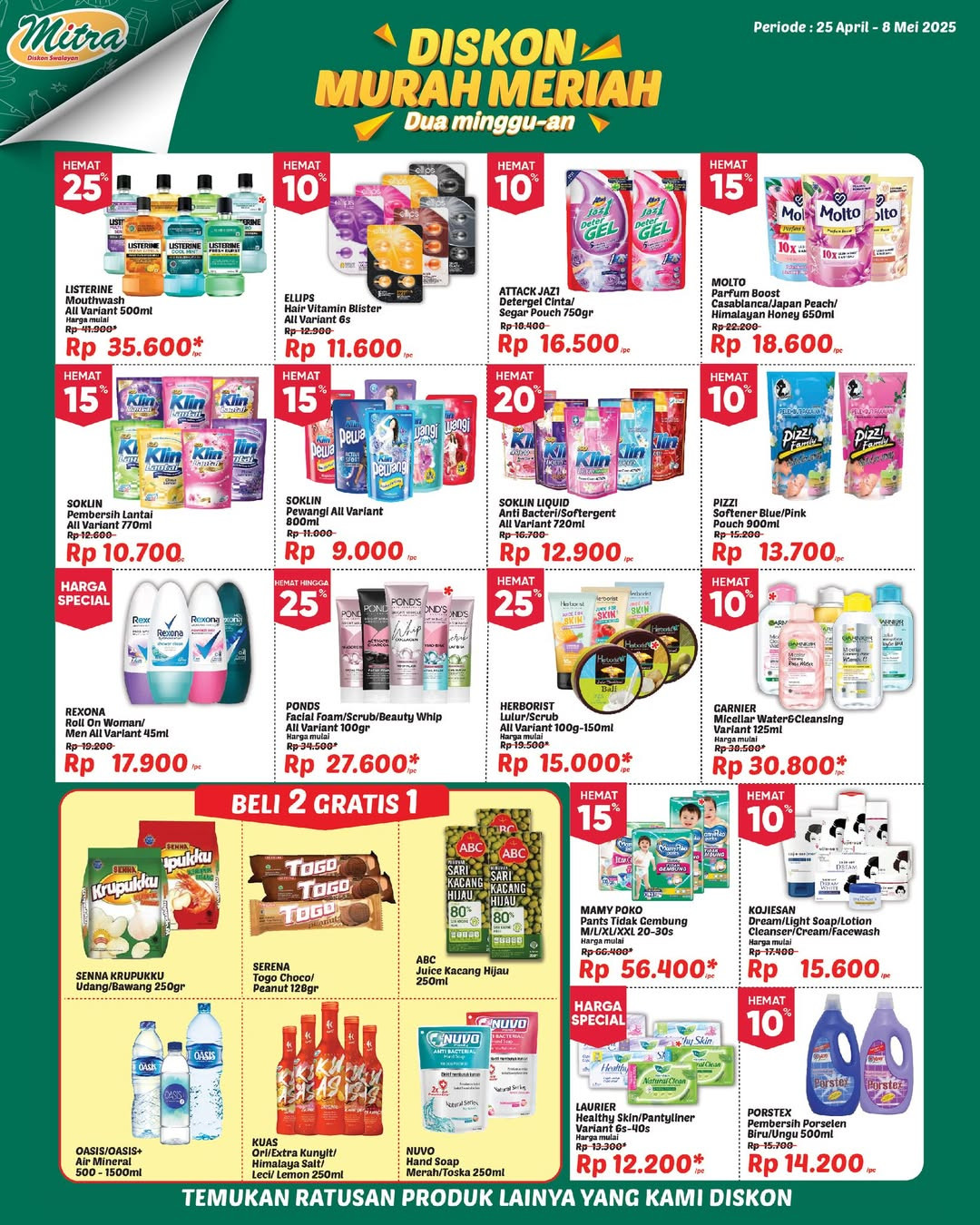 Promo Mitra Diskon Swalayan Diskon Murah Meriah 25 April - 8 Mei 2025 - Image 4