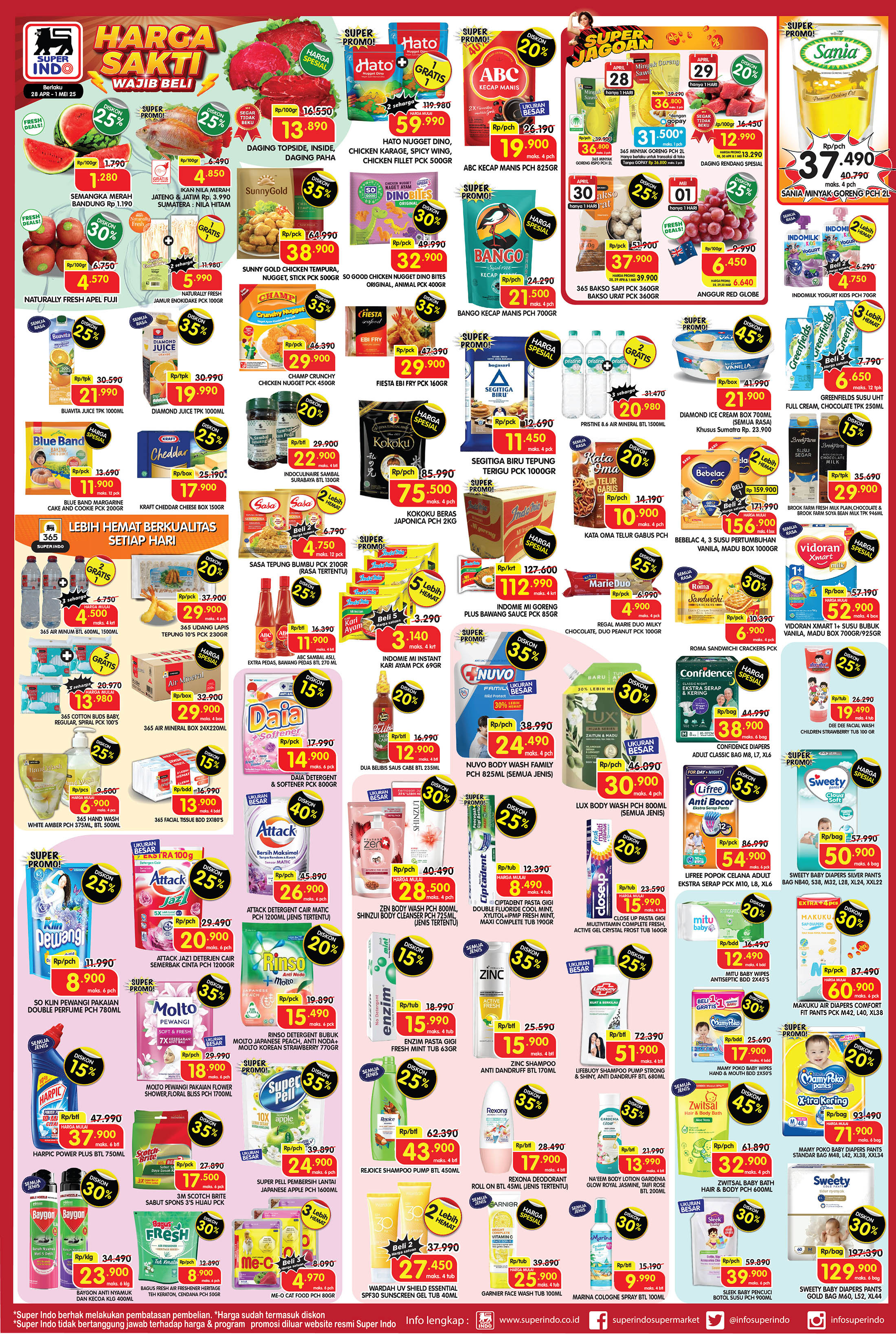 Promo Superindo Periode 28 April - 1 Mei 2025 - Image 1