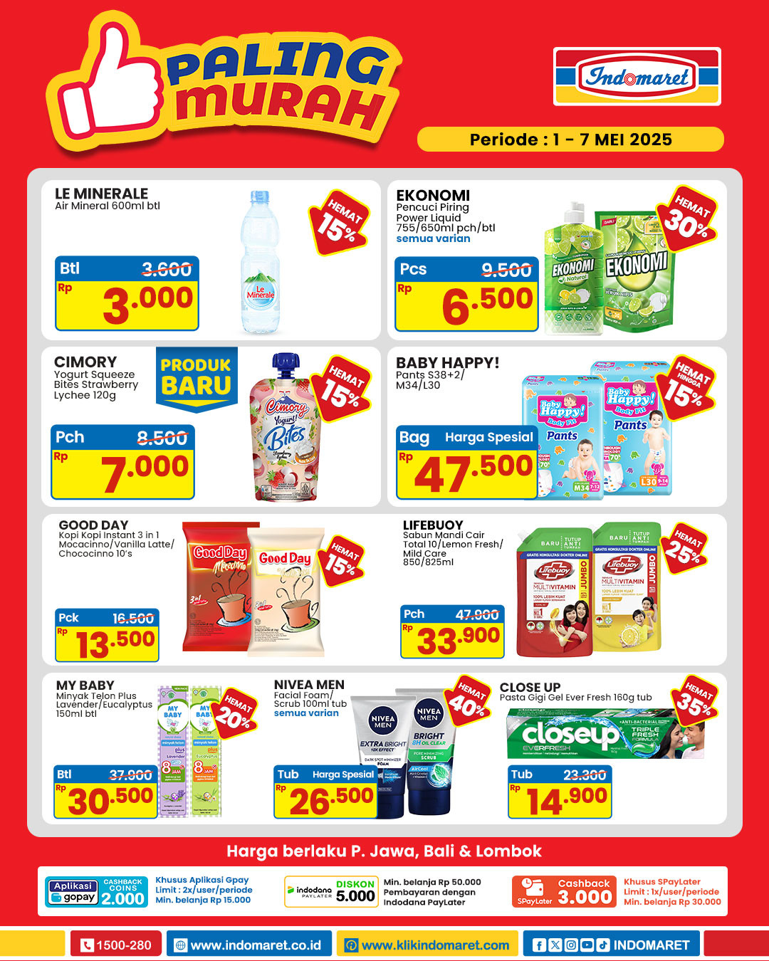 Promo Indomaret Paling Murah 1 - 7 Mei 2025 - Image 1