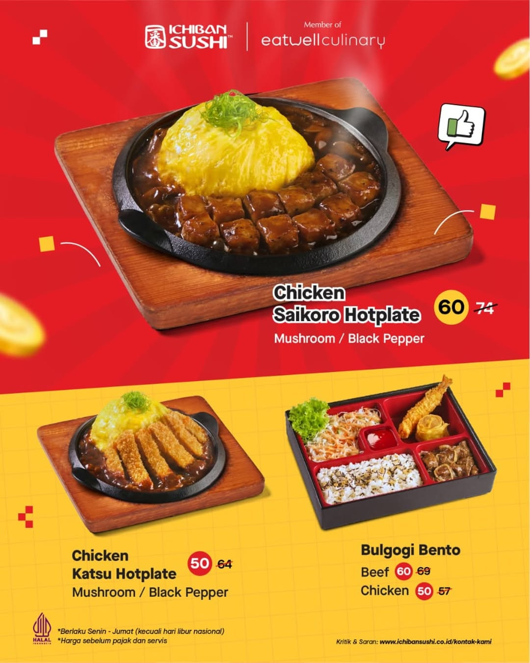Promo Ichiban Sushi Hemato Holiday Diskon 20% - Image 1