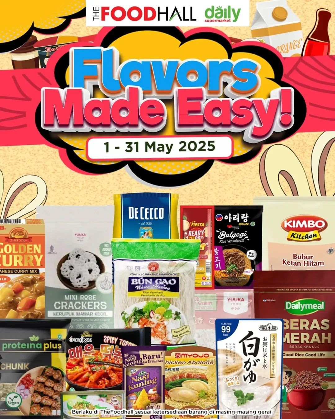 Promo The Foodhall Flavors Made Easy 1 - 31 May 2025 - Image 1