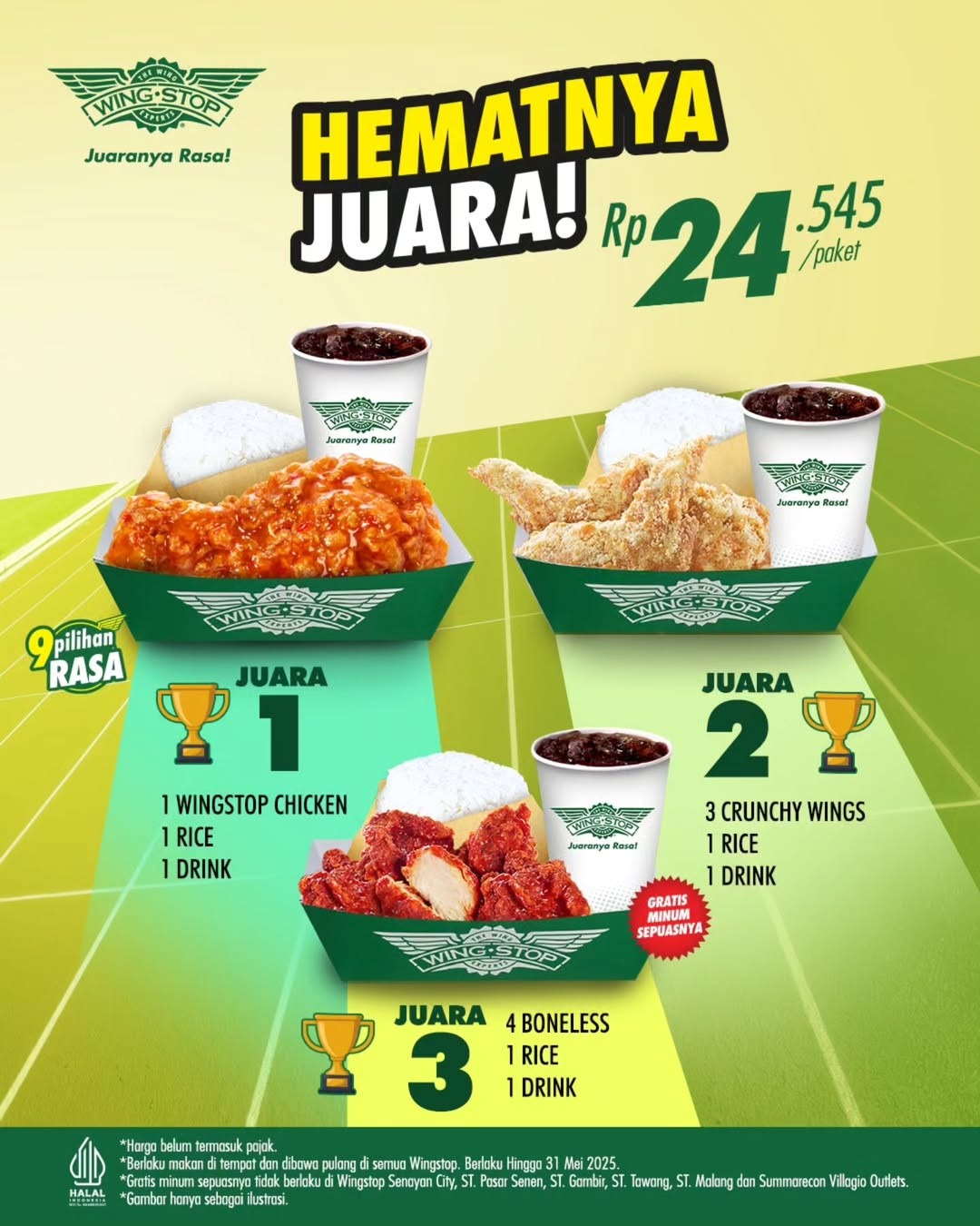 Promo Wingstop Hematnya Juara Rp 24.545 - Image 1