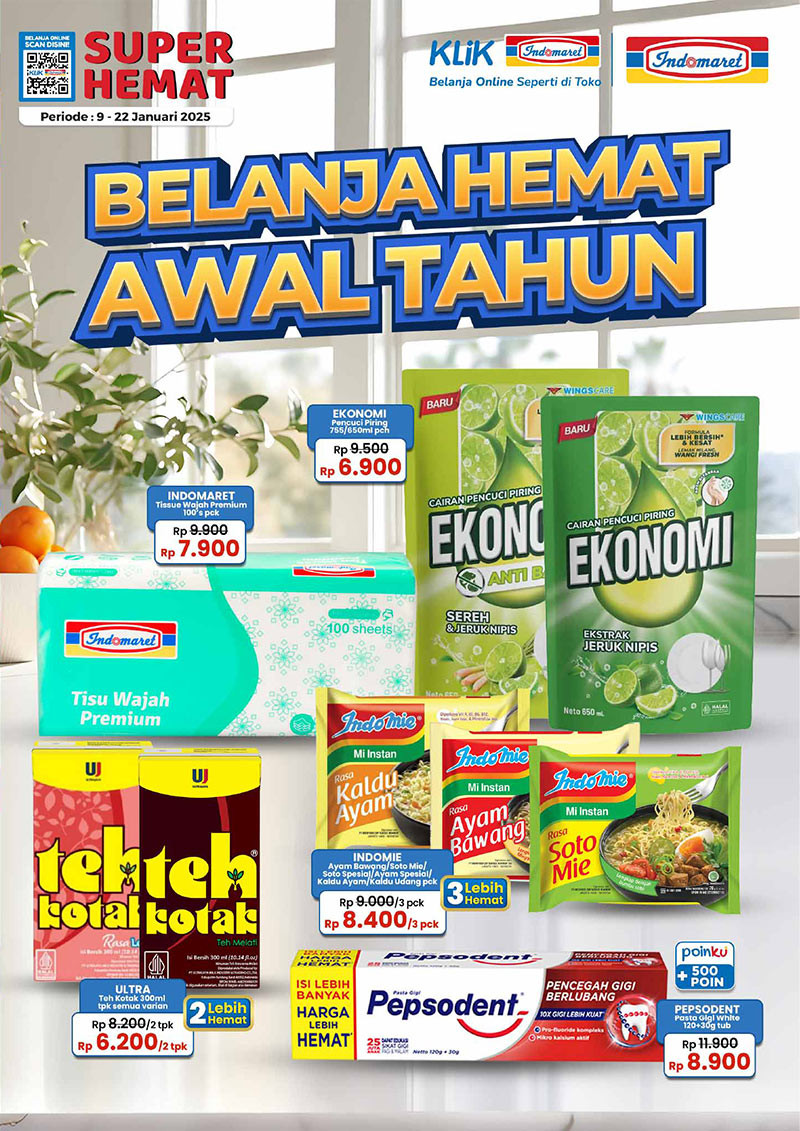 Promo Indomaret Super Hemat Periode 9 - 22 Januari 2025 - Image 1