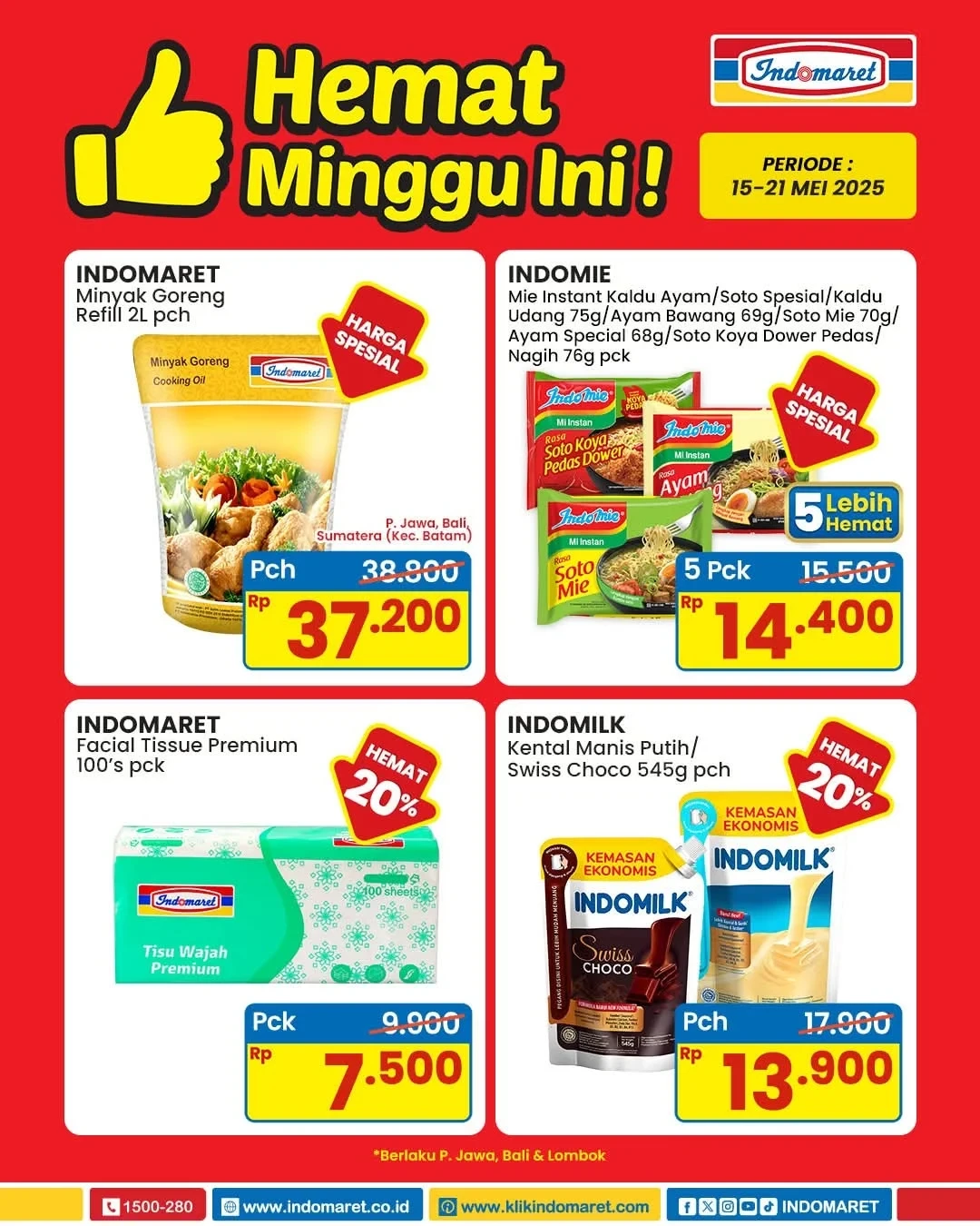 Promo Indomaret Hemat Minggu Ini Periode 15 - 21 Mei 2025 - Image 1